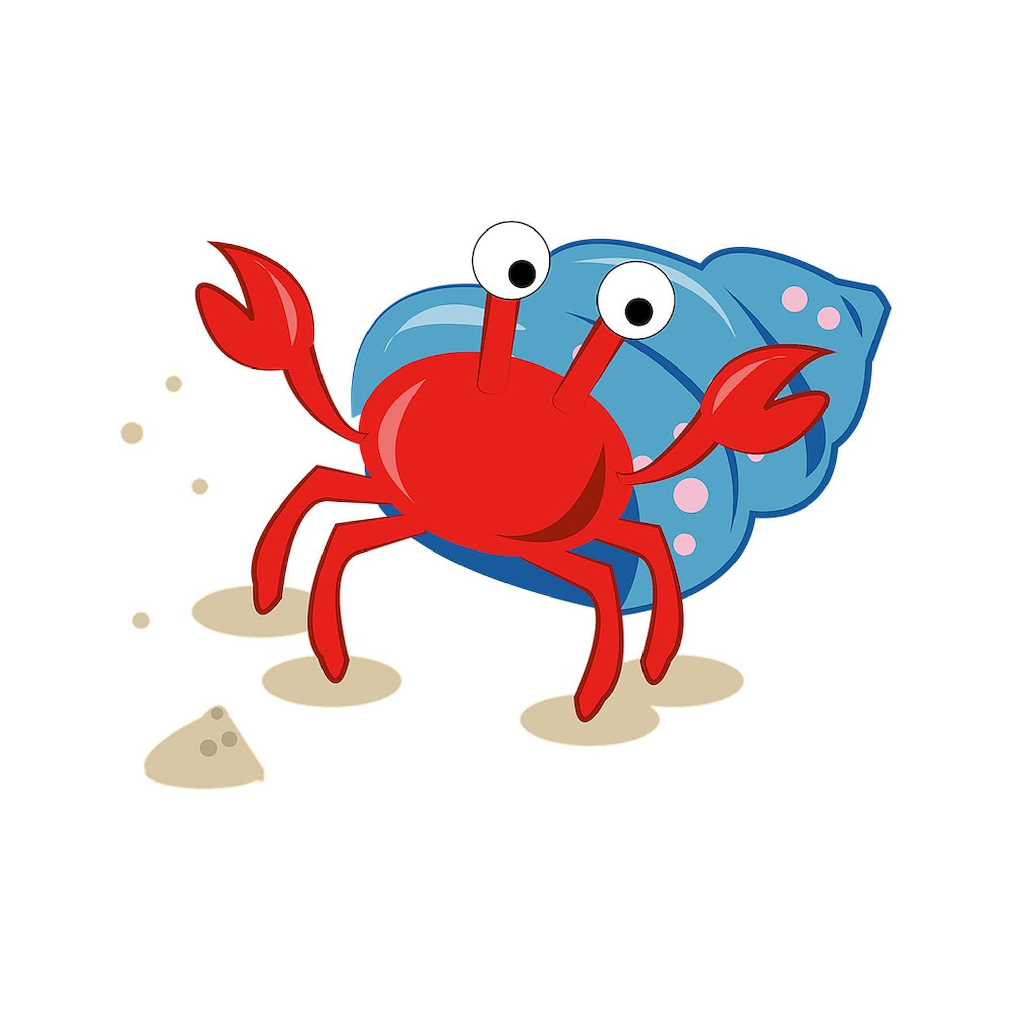 Dancing Crab Large Beach Towel - Soft, Absorbent & Unique Design for Pool, Beach & Summer Vacations | Perfect Gift for Crab Lovers