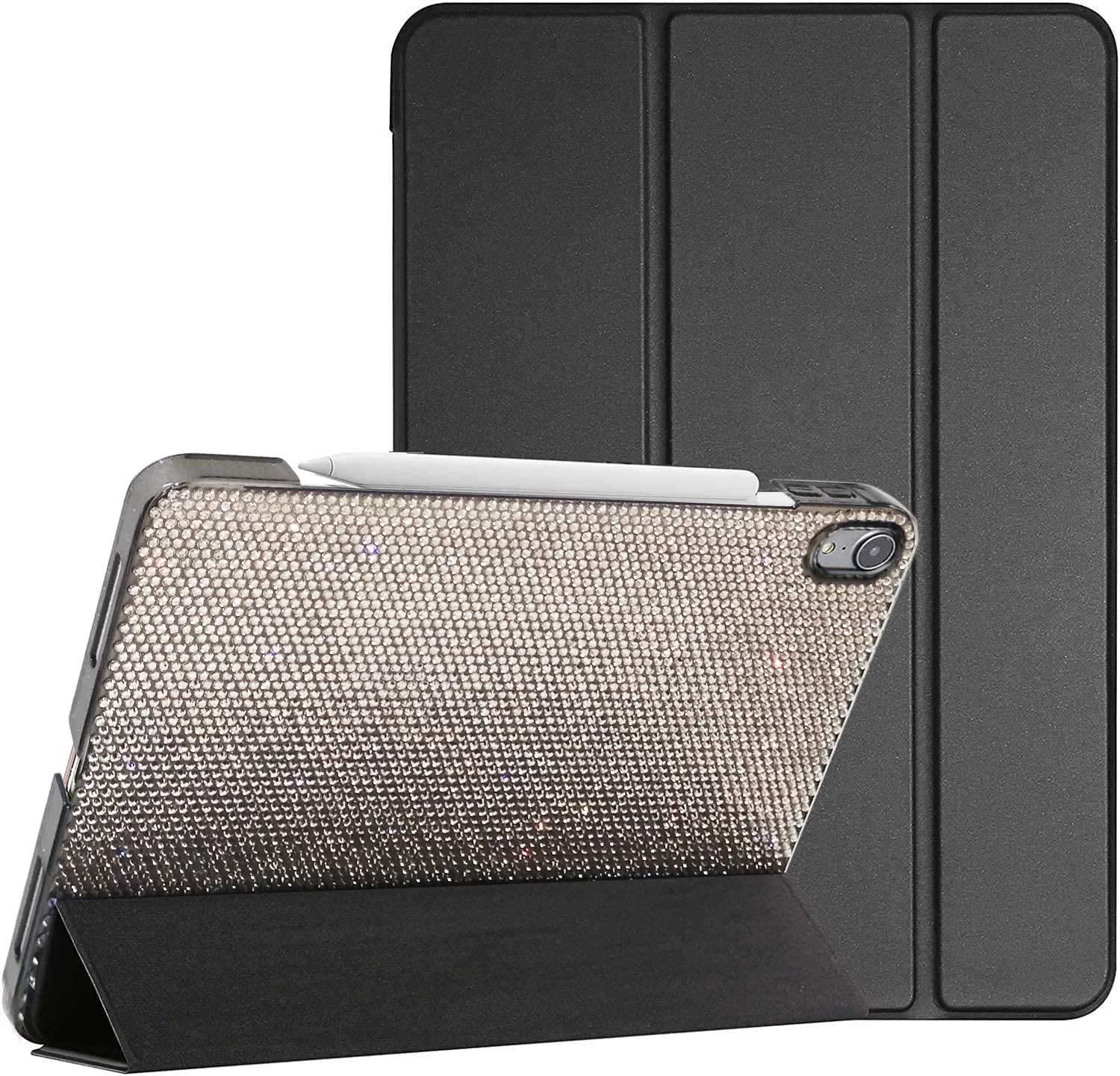 Sparkling Rhinestone Case for iPad Air 11-Inch (M3 2025/M2 2024) & iPad Air 10.9-Inch (5th/4th Gen) - Luxury Diamond Glitter Protective Cover with Hand-Glued Crystals | Perfect for Parties, Weddings & Fashion Accessories