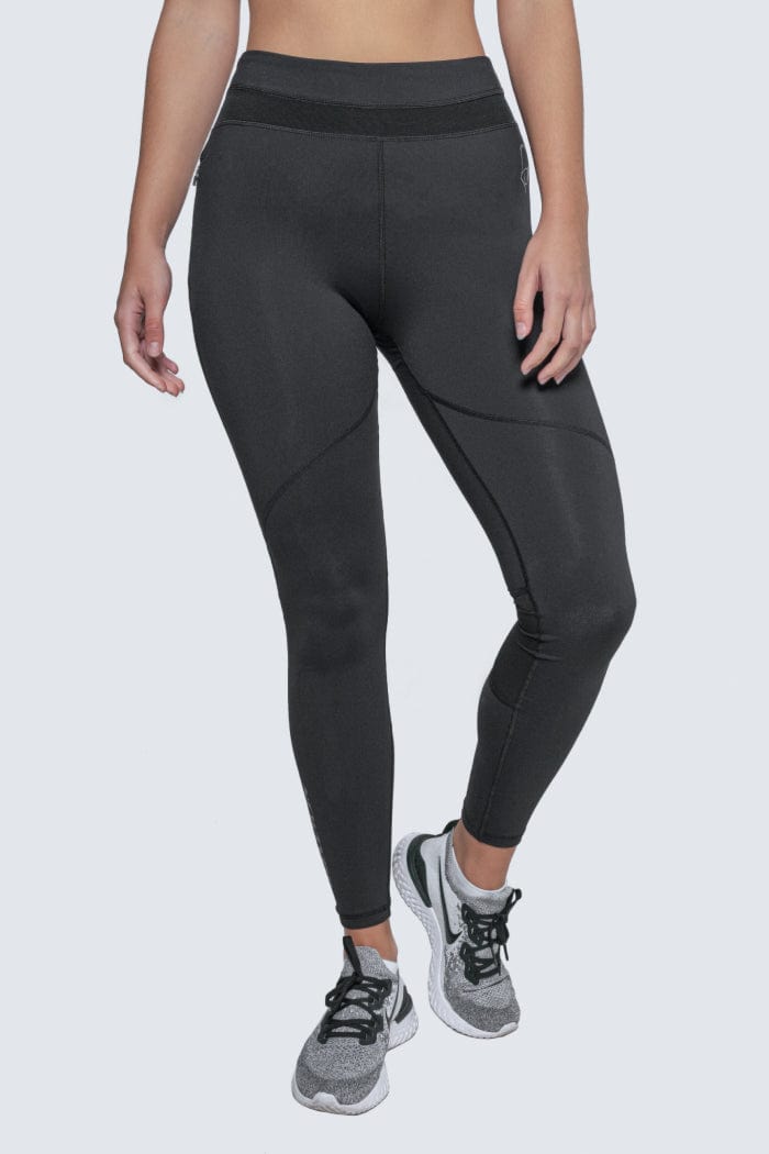 Good Karma High-Waisted Yoga Leggings for Women - Black - Perfect for Yoga, Gym Workouts & Everyday Comfort