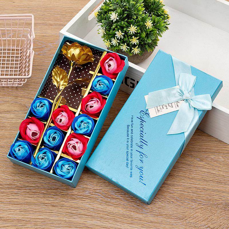 Eternal Rose Gift Box - Preserved Real Roses in Elegant Box, Perfect for Anniversary, Valentine's Day & Romantic Gifts