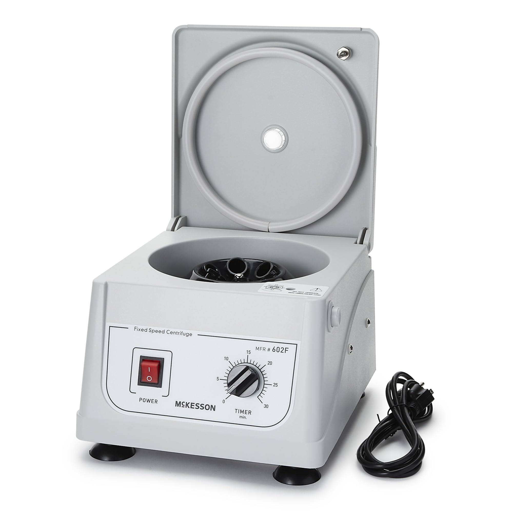 McKesson Clinical Centrifuge Machine - 3400 RPM Fixed Speed, 6-Place Fixed Angle Rotor for Laboratory Blood & Urine Testing - Ideal for Medical Labs, Hospitals & Research Facilities