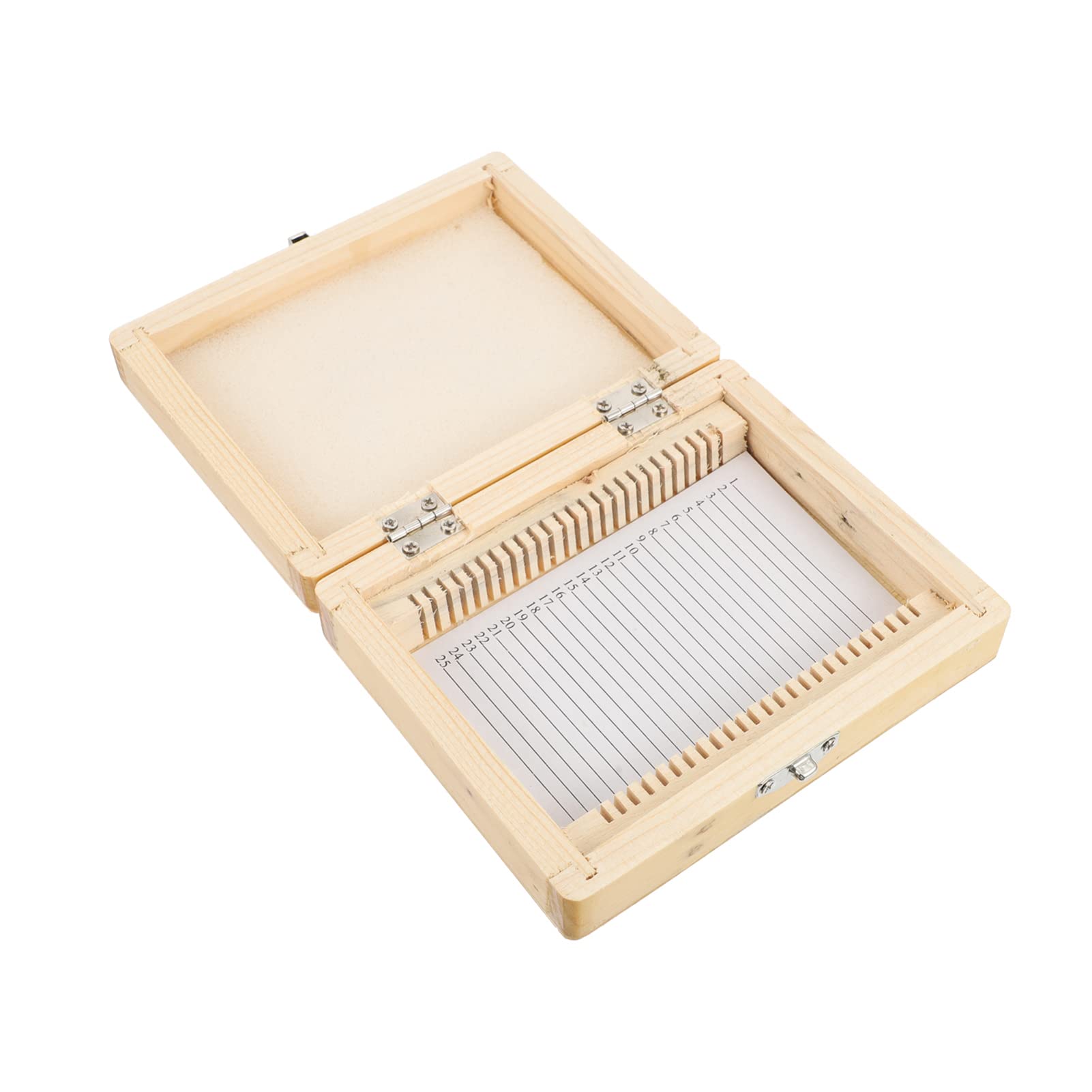 Orthodontic Braces Organizer & Microscope Slide Storage Box - 25 Slot Specimen Slide Holder for Dental & Lab Use | Perfect for Dentists, Orthodontists & Science Labs