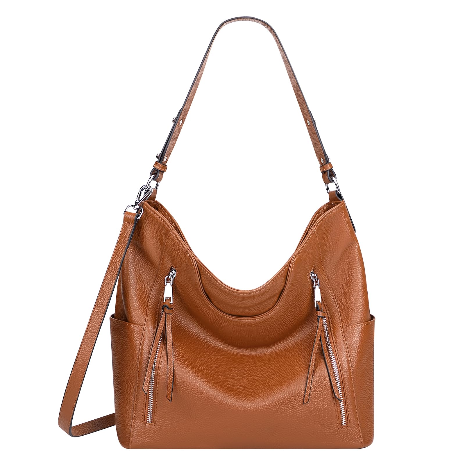 Genuine Leather Hobo Bags for Women - Soft Casual Shoulder Purse & Handbag | Perfect for Work, Travel & Everyday Use