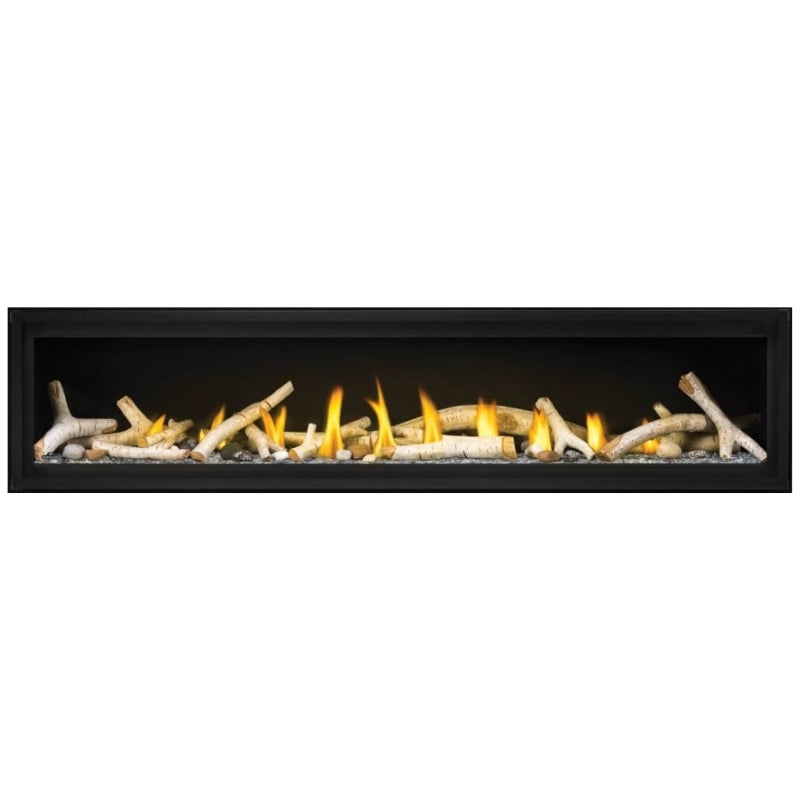 Napoleon Luxuria 74 Linear Direct Vent Gas Fireplace - LVX74NX | Modern Home Heating Solution for Living Rooms & Patios