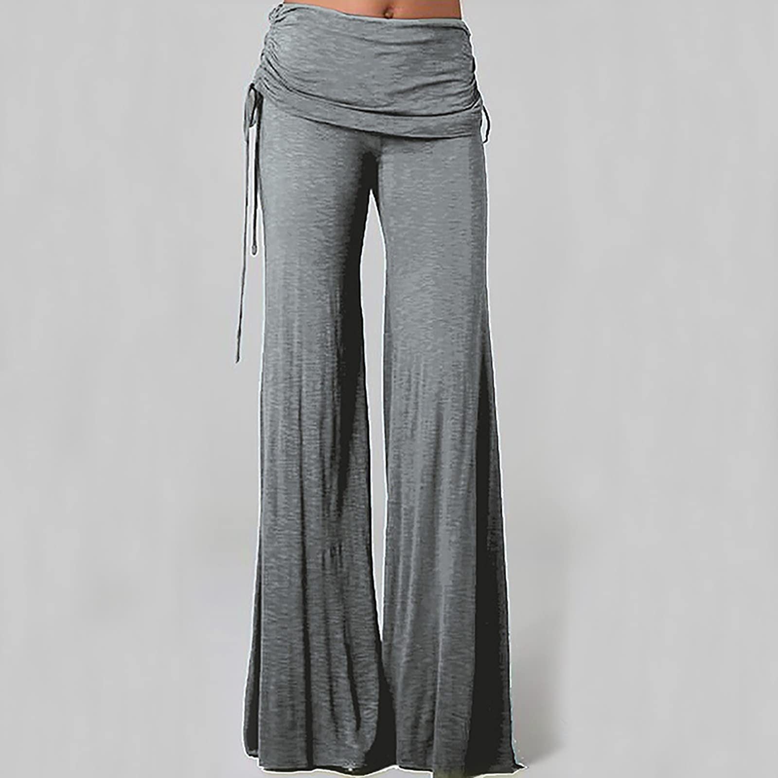 SMIDOW Women's Flare Leggings - High Waisted Bell Bottom Yoga Pants, Stretchy Spandex Workout Clothes for Dance, Fitness & Lounge Wear | Perfect for Yoga, Pilates, 70s Retro Style & Casual Outfits