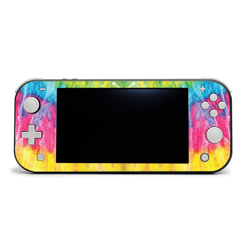 MightySkins Glossy Glitter Skin for Nintendo Switch Lite - Tie Dye 2 | Protective Durable High-Gloss Vinyl Cover | Easy to Apply & Remove | Made in USA | Perfect for Gaming Protection & Customization (GL-NISWILIT-Tie Dye 2)