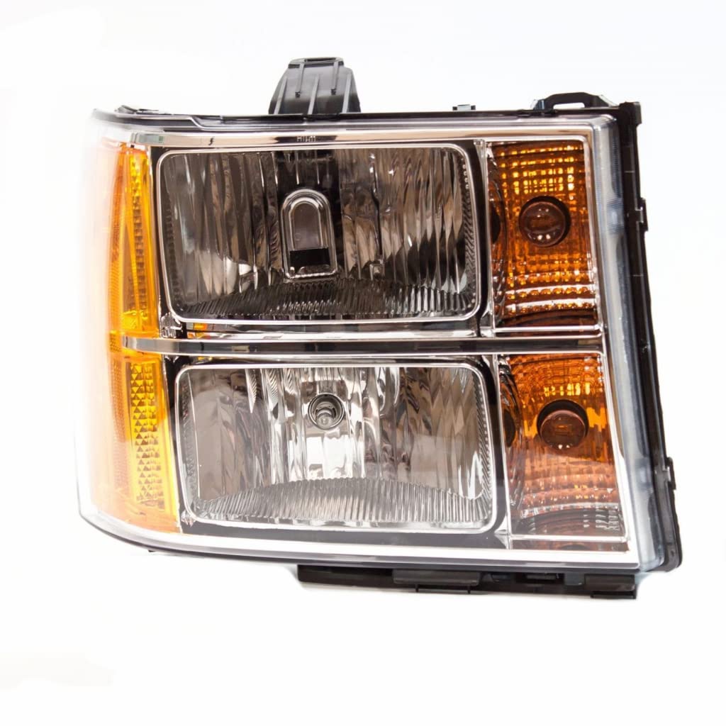 GMC Sierra 1500 Headlight Assembly 2007 Passenger Side - DOT Approved GM2503283 Replacement for SLE/SLT/WT Trim | CarLights360 | Perfect for Night Driving & Off-Road Adventures