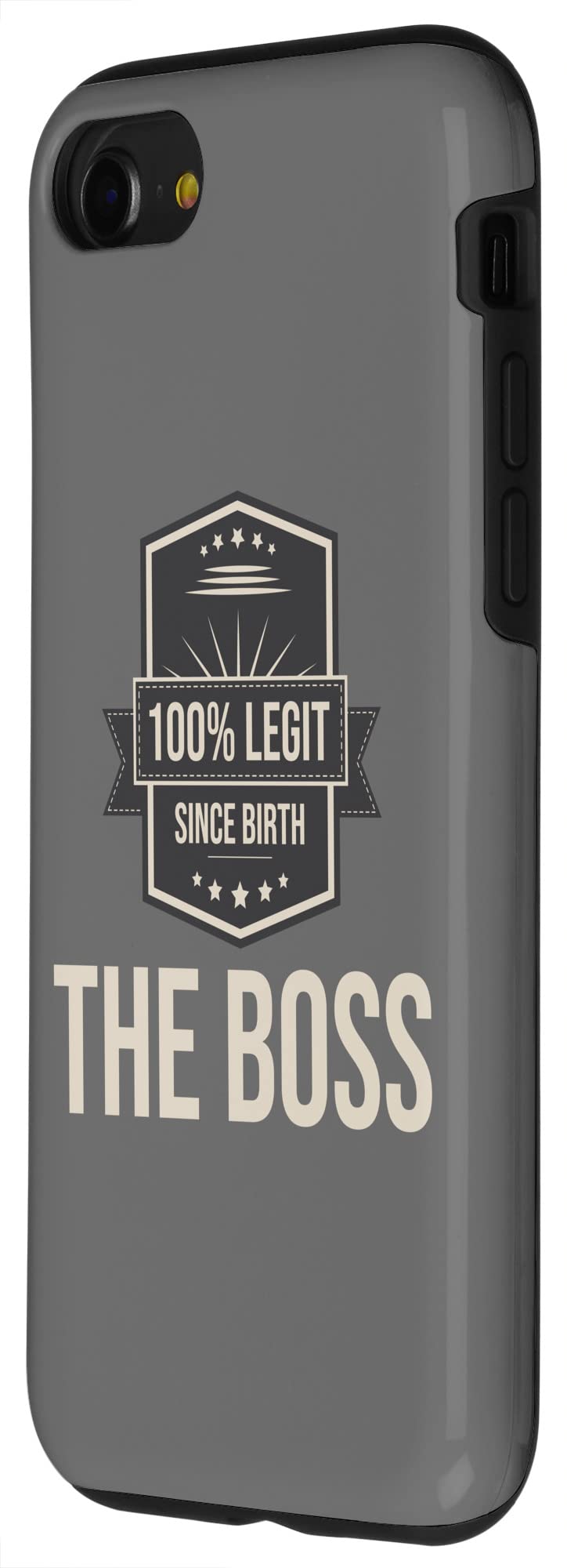 iPhone SE (2020)/7/8 Premium Boss Phone Case - 100% Authentic Cool Grey Protective Cover | Perfect for Business Professionals & Stylish Men