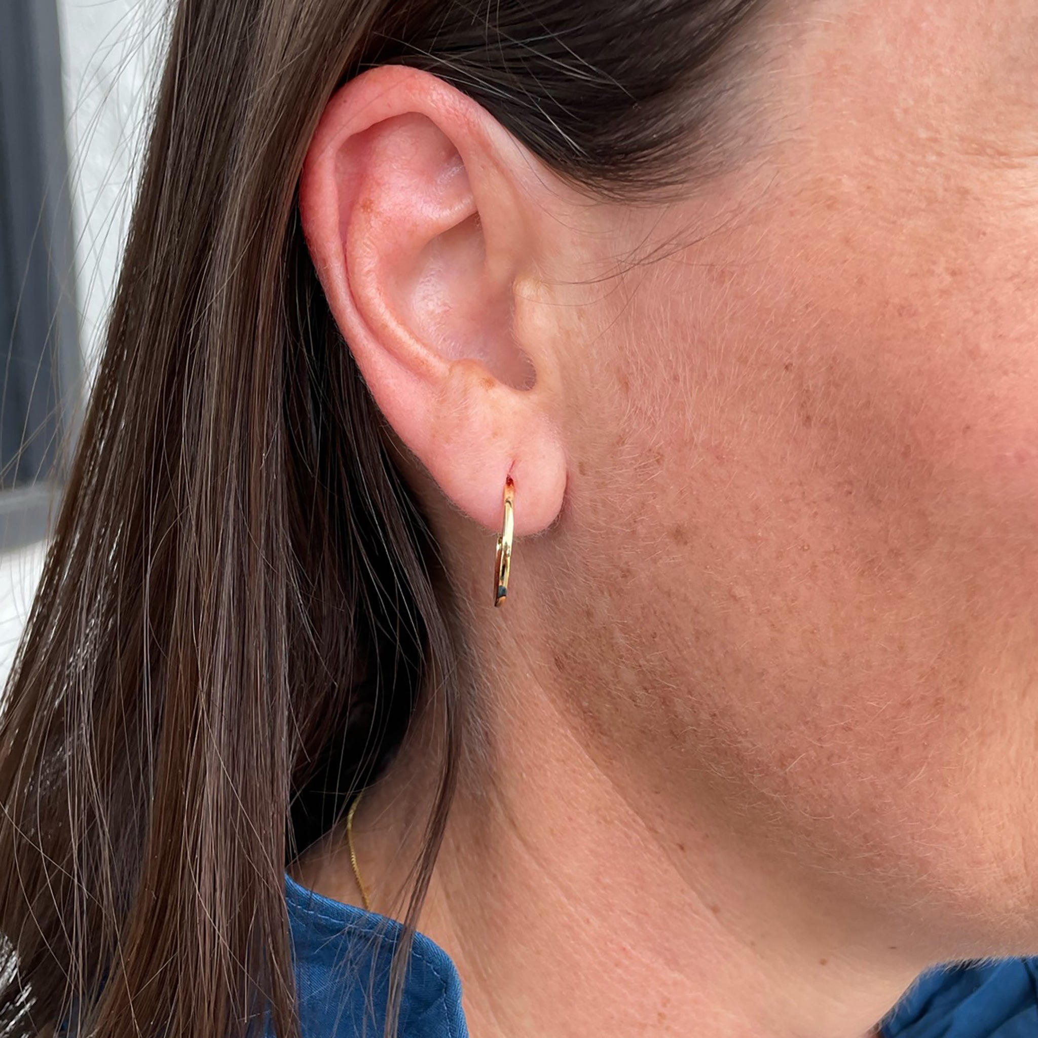 14K Gold Hoop Earrings for Women - Classic Circle Huggie Earrings for Everyday Wear | Perfect Gift for Her, Birthday, Anniversary & Special Occasions