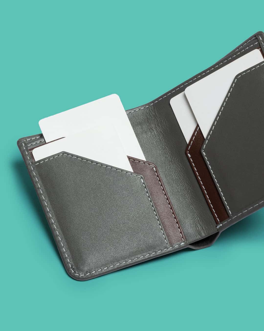 Premium Wave Bifold Wallet for Men - RFID Blocking Leather Wallet with Multiple Card Slots & Cash Pocket - Perfect for Everyday Use, Travel, and Business