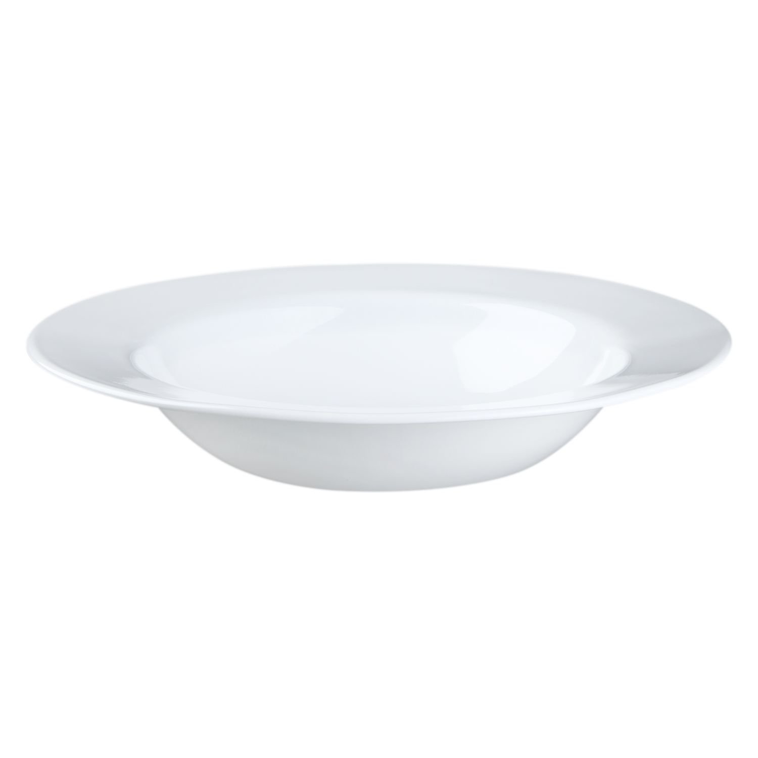 WORLD KITCHEN Wide Entree Bowl 28-Ounce White - Perfect for Serving Soups, Salads, Pasta & Family Meals