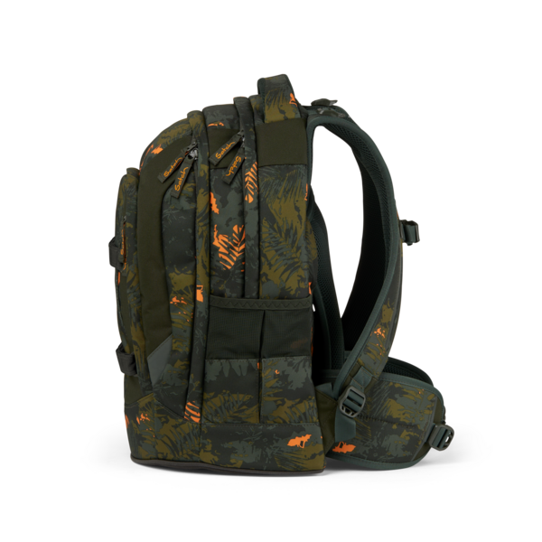 Satch Pack Jurassic Jungle Backpack for Kids - Dinosaur Themed School Bag with Multiple Pockets - Perfect for School, Travel & Outdoor Adventures