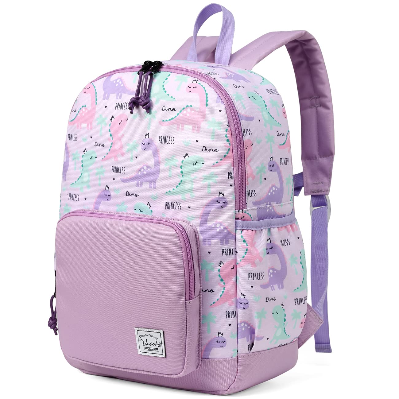 VASCHY Kids Backpack - Lightweight Water Resistant School Backpack for Boys & Girls with Adjustable Chest Strap | Perfect for Preschool, Kindergarten & Day Trips