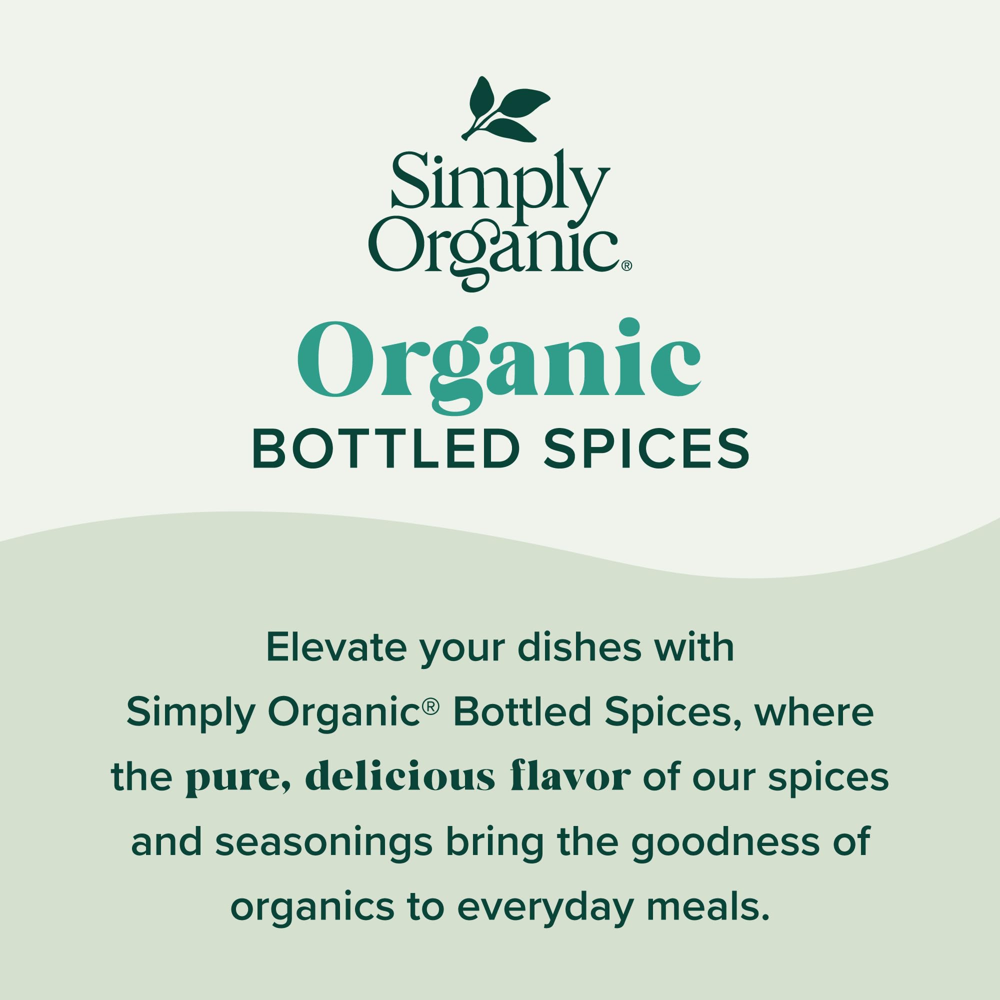 Simply Organic Garlic & Herb Seasoning Blend - Certified Organic, Non-GMO, 2 oz | Perfect for Roasted Vegetables, Grilled Meats & Homemade Dressings