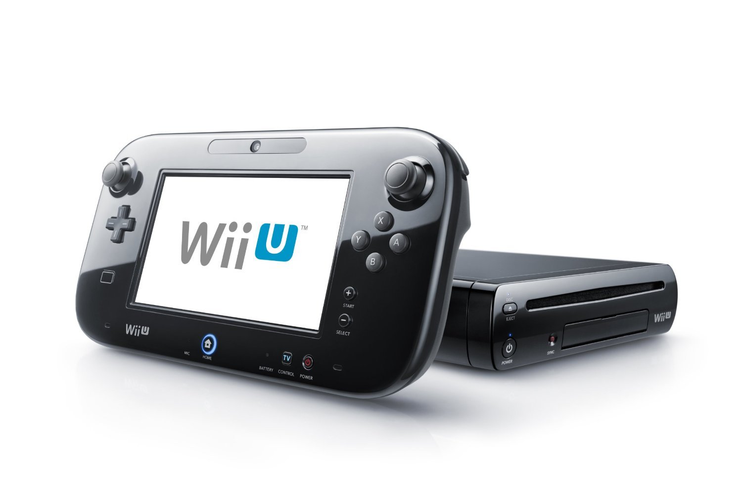 Nintendo Wii U 32GB Black Console with Preinstalled Mario Kart 8 & Splatoon Download Code - Perfect for Family Game Nights and Multiplayer Fun