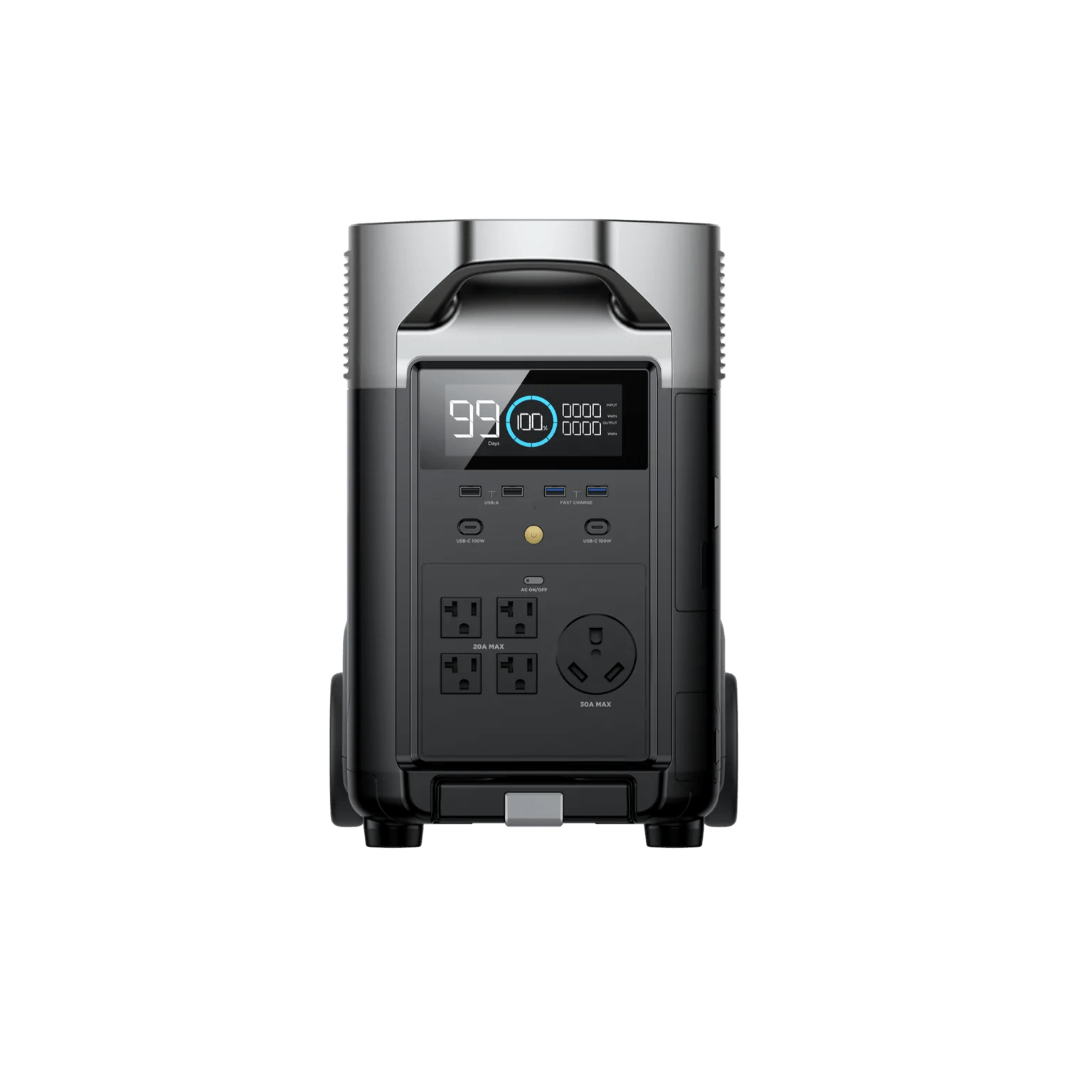 EcoFlow DELTA Pro 3600Wh 3600W Portable Power Station Solar Generator - Backup Power for Home, Camping & Outdoor Adventures