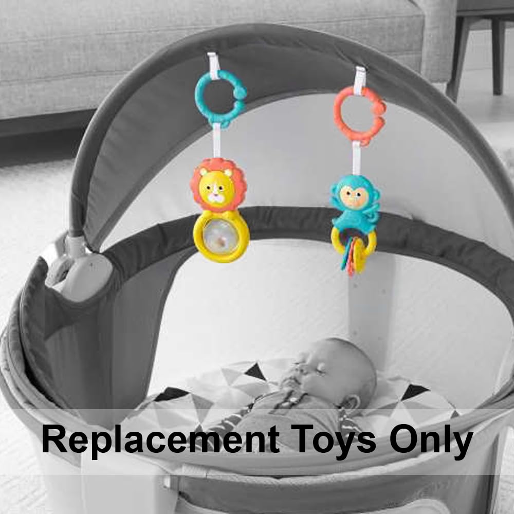 Fisher-Price Replacement Windmill Part for On-The-Go Baby Dome - DRF13 - Blue, Yellow, Orange, Red Plastic Toy Accessory for Infants & Toddlers - Perfect for Playtime, Travel, and Outdoor Adventures