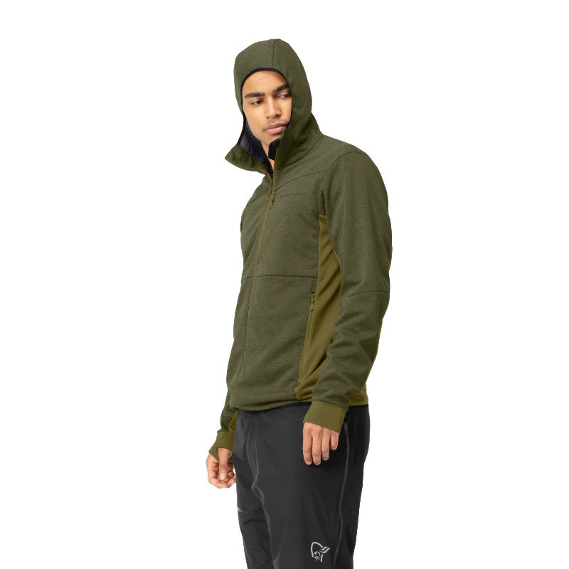 Norrona Falketind Warm2 Octa Hood Jacket for Men - Lightweight Insulated Winter Jacket for Hiking, Skiing & Outdoor Adventures