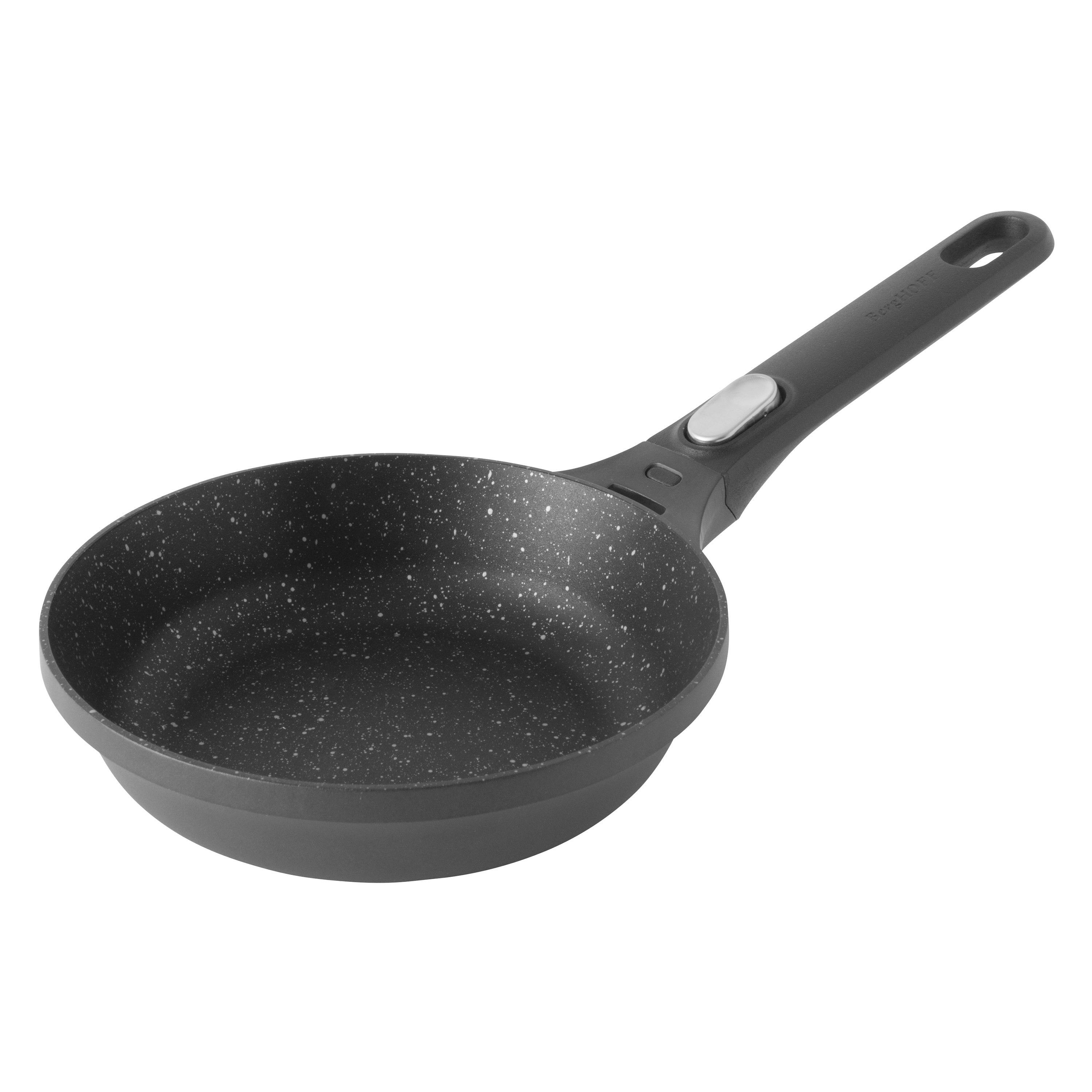 BergHOFF GEM 12-Piece Nonstick Cookware Set - Black Ceramic Coating, PFOA-Free, Oven Safe to 400°F | Perfect for Frying, Sautéing & Everyday Cooking