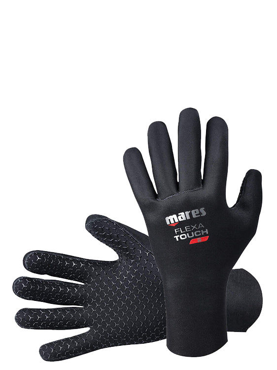 Mares Flexa Touch 2mm Neoprene Diving Gloves for Scuba Snorkeling & Water Sports - Warm Comfortable Protection