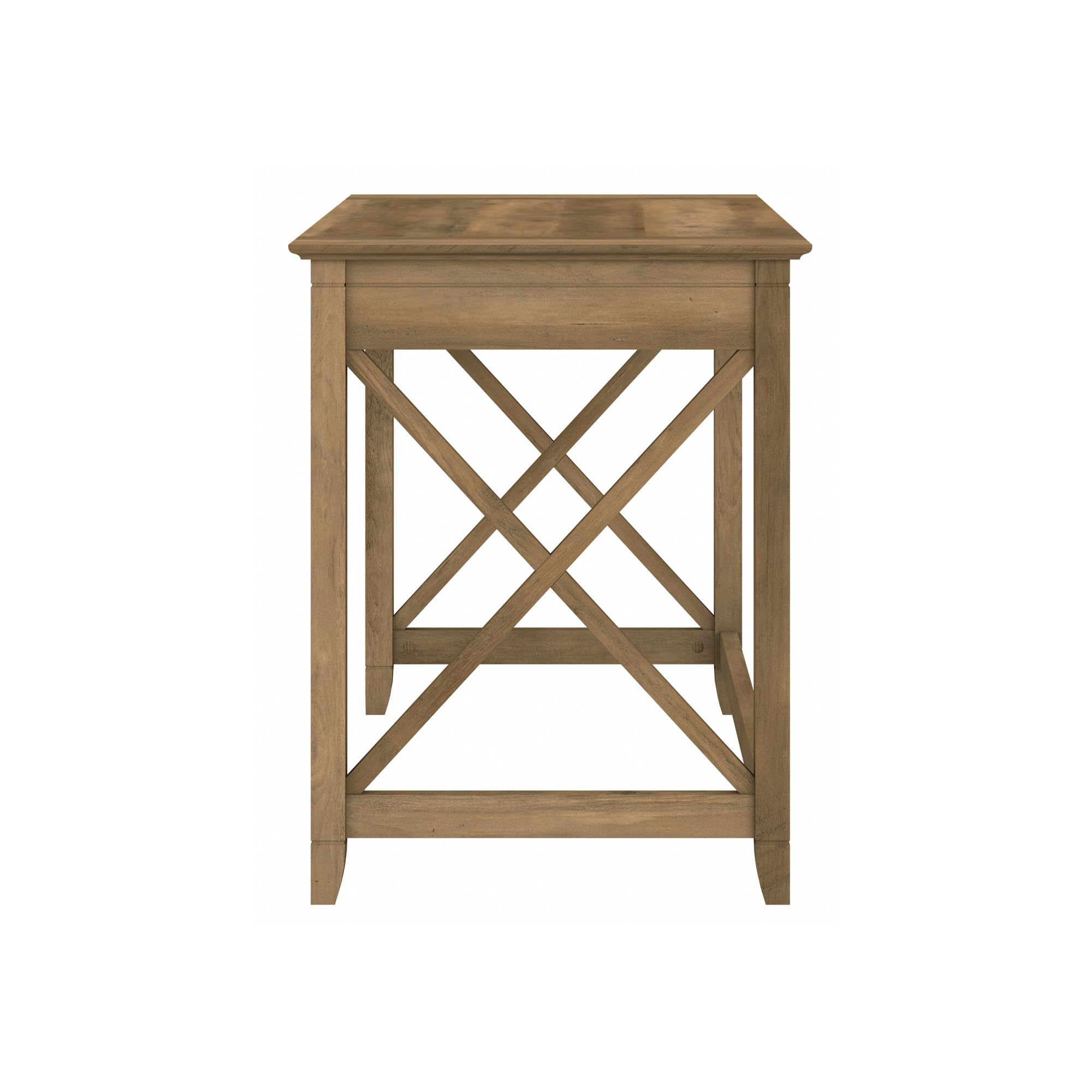 Bush Furniture Key West 48W Reclaimed Pine Writing Desk - Perfect for Home Office, Study Room & Small Spaces