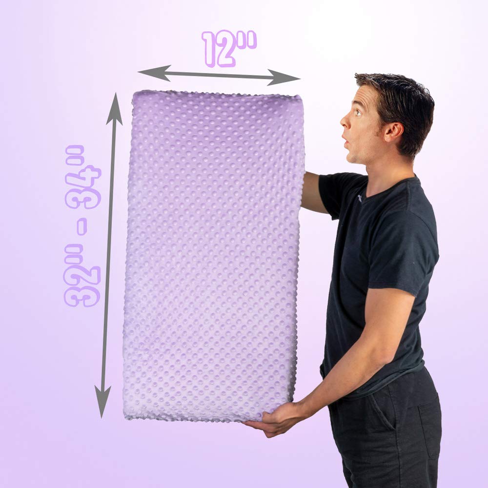 Soft Minky Dot Baby Changing Pad Cover - Ultra Comfortable & Safe for Newborns, Girls & Boys - Fits 32