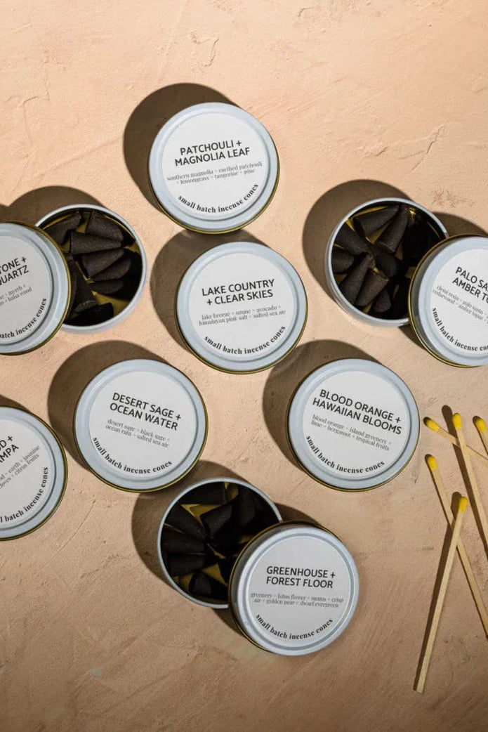 Premium Patchouli & Magnolia Leaf Incense Cones for Aromatherapy, Meditation & Home Fragrance | Natural Handmade Herbal Cones for Relaxation & Stress Relief