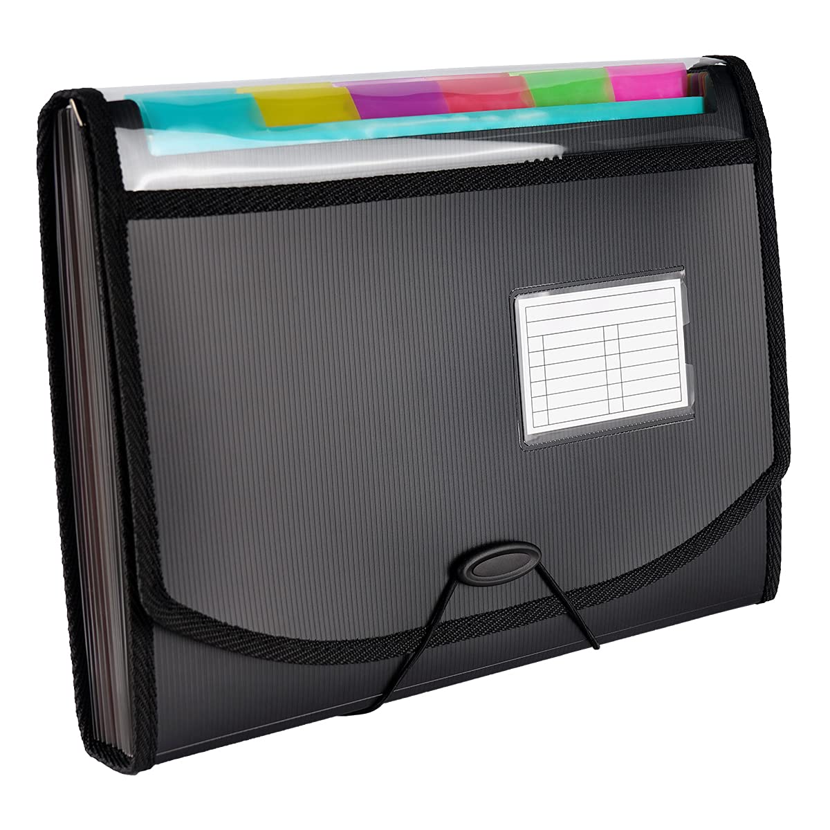 H4D 13-Pocket Accordion File Folder - Expandable Document Organizer with Dividers Tabs, Letter Size - Perfect for Office, School & Home Paper Organization