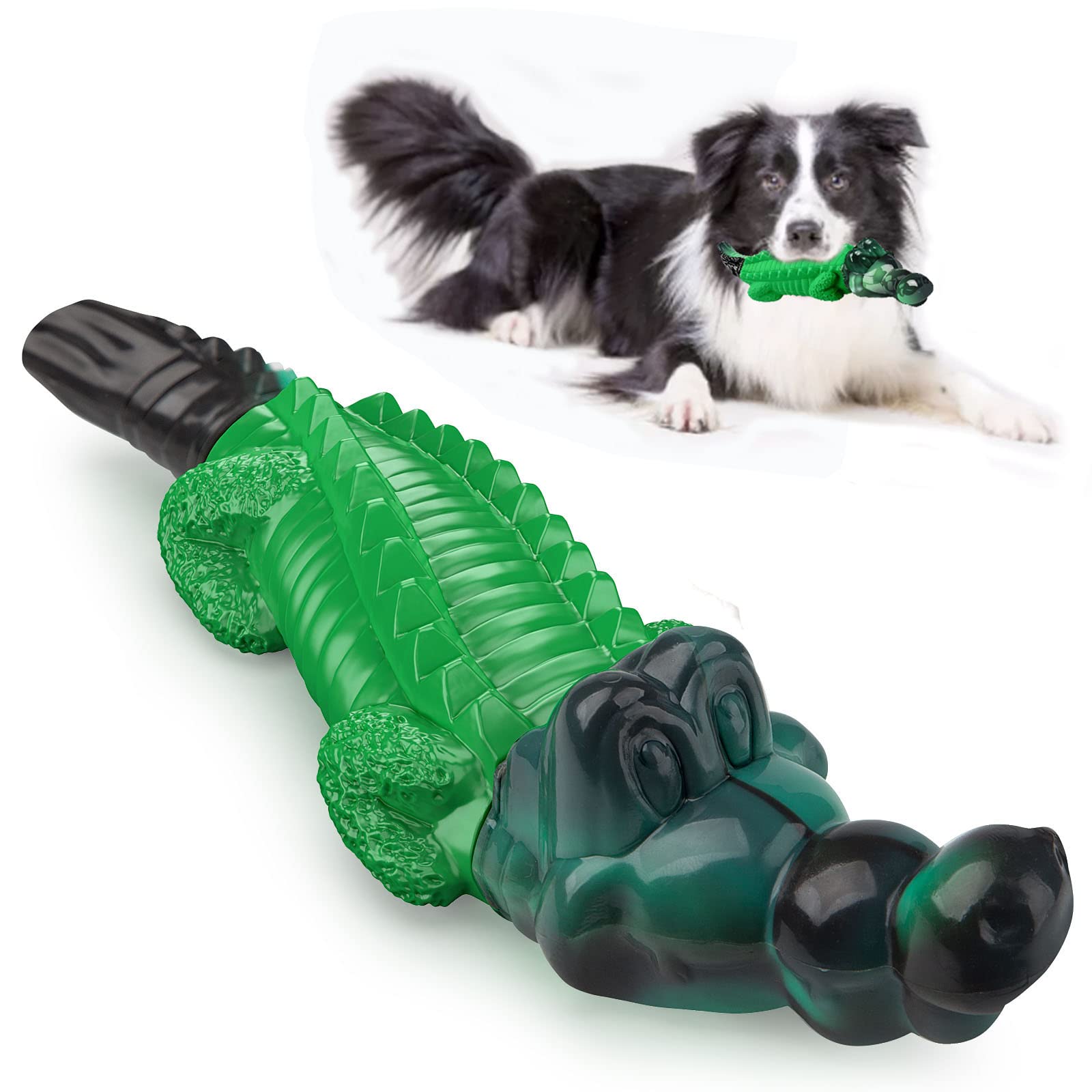 Durable Dog Toys for Aggressive Chewers - Tough Chew Toys for Large, Medium & Small Dogs - Food Grade Nylon & Rubber Pet Toys - Perfect for Playtime, Training & Anxiety Relief
