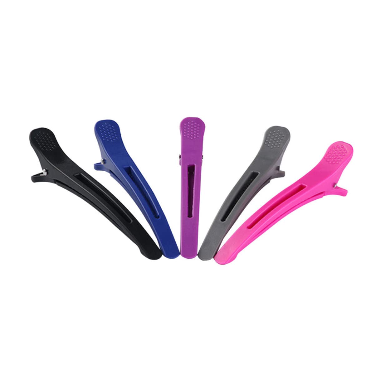 BIUDECO 12pcs Sectioning Hair Clips for Women & Girls - Salon Quality Styling Clamps with Mixed Patterns - Perfect for Hair Styling, Coloring, and Salon Use
