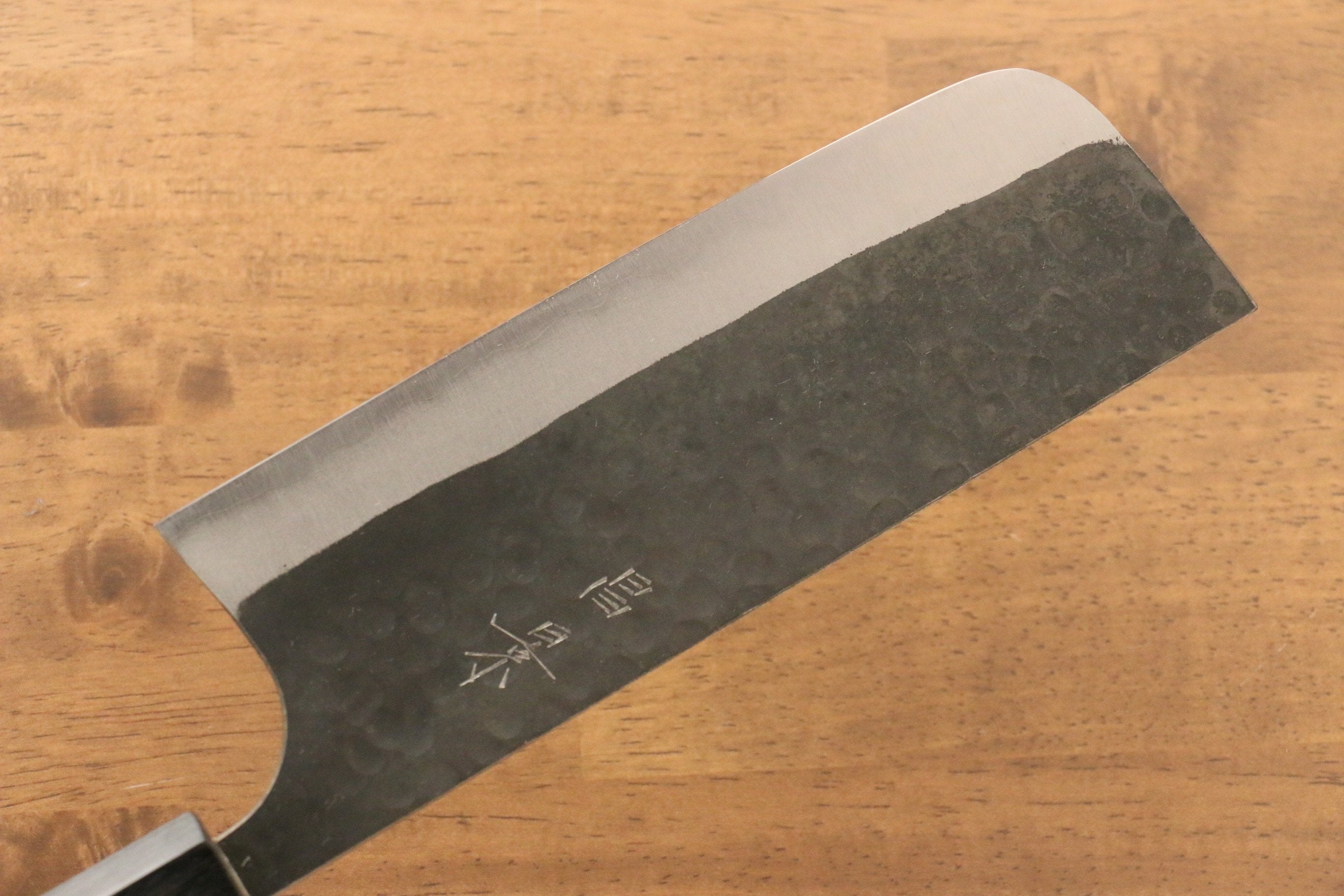 Masakage Koishi Blue Super Steel Nakiri Knife 165mm with American Cherry Handle - Perfect for Slicing Vegetables, Herbs & Sushi Prep