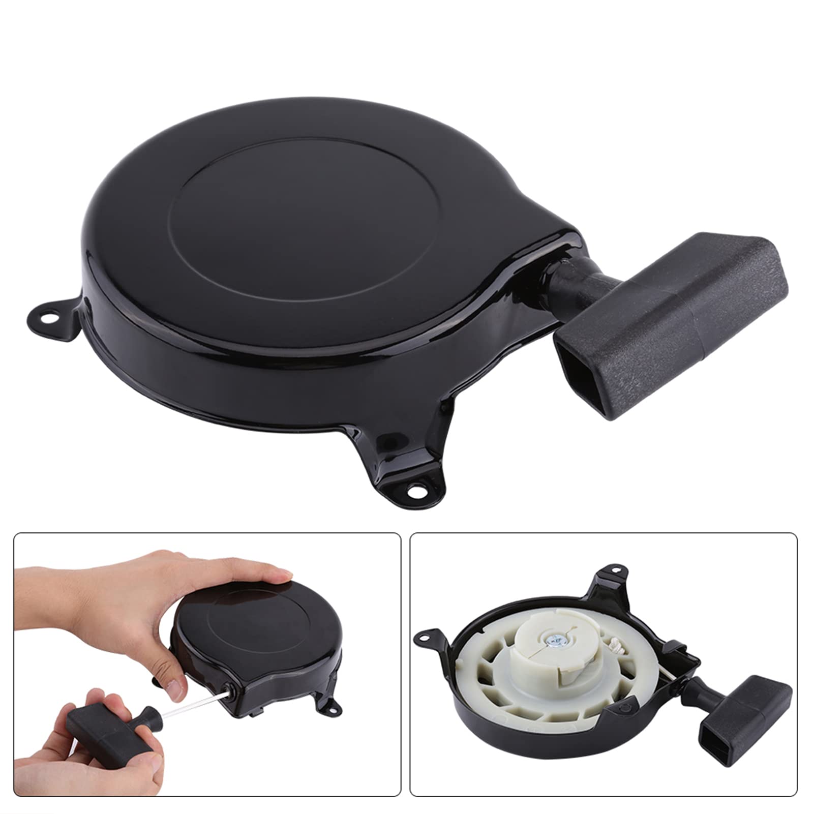 499706 690101 ABS Material Pull Start Starter Assembly Kit for Lawn Mower Engines - Compatible with 091212, 091232, 091412, 093212, 093232, 093302 Models - Perfect for Small Engine Repair & Lawn Mower Maintenance