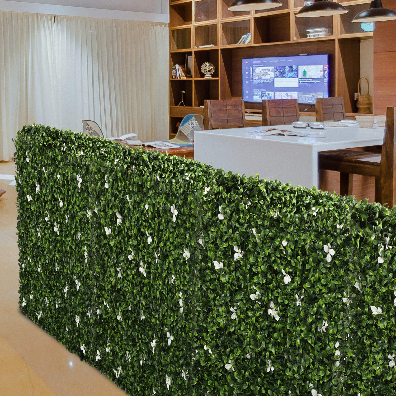 Artificial Gardenia Hedge Wall Panel - 30