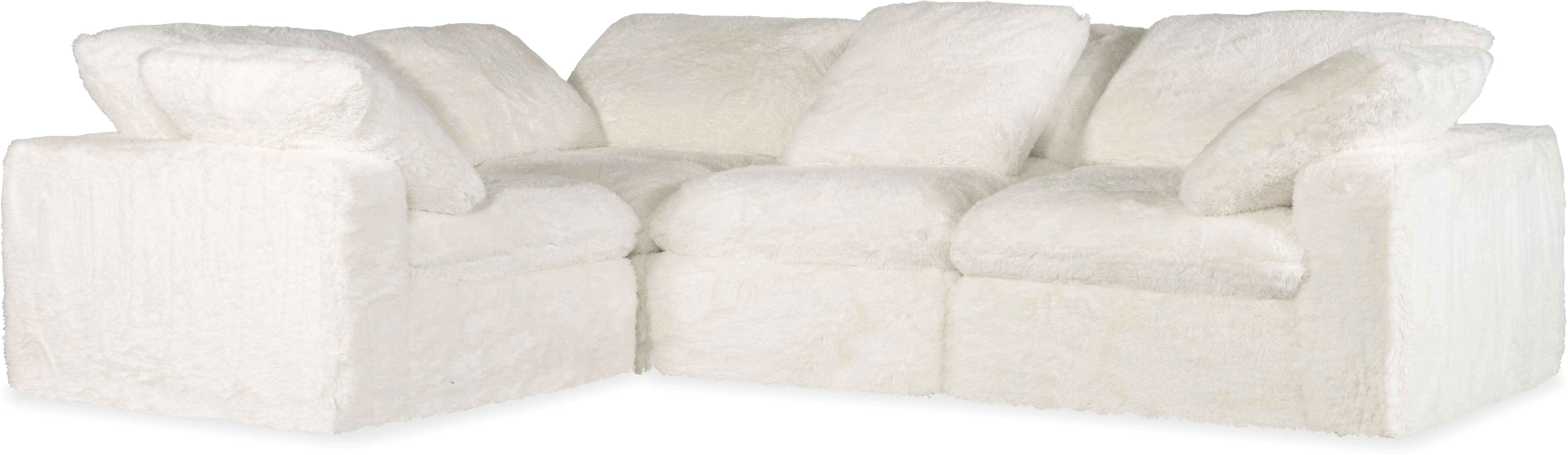 Comfortable Barefoot Sectional Sofa - Modern L-Shaped Couch for Living Room, Family Room & Lounge Areas - Soft Fabric Upholstery with Reversible Chaise