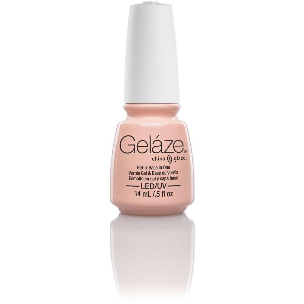 China Glaze Gelaze Nail Polish - Innocence #81613, 0.5 oz Long-Lasting Gel-Like Shine for Salon-Quality Manicures at Home