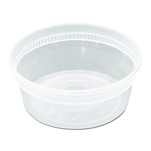 Pactiv 8 oz. BPA-Free Plastic Food Storage Containers with Lids - Microwave & Freezer Safe Deli Soup Containers (Pack of 72) | Perfect for Meal Prep, Leftovers & Restaurant Takeout