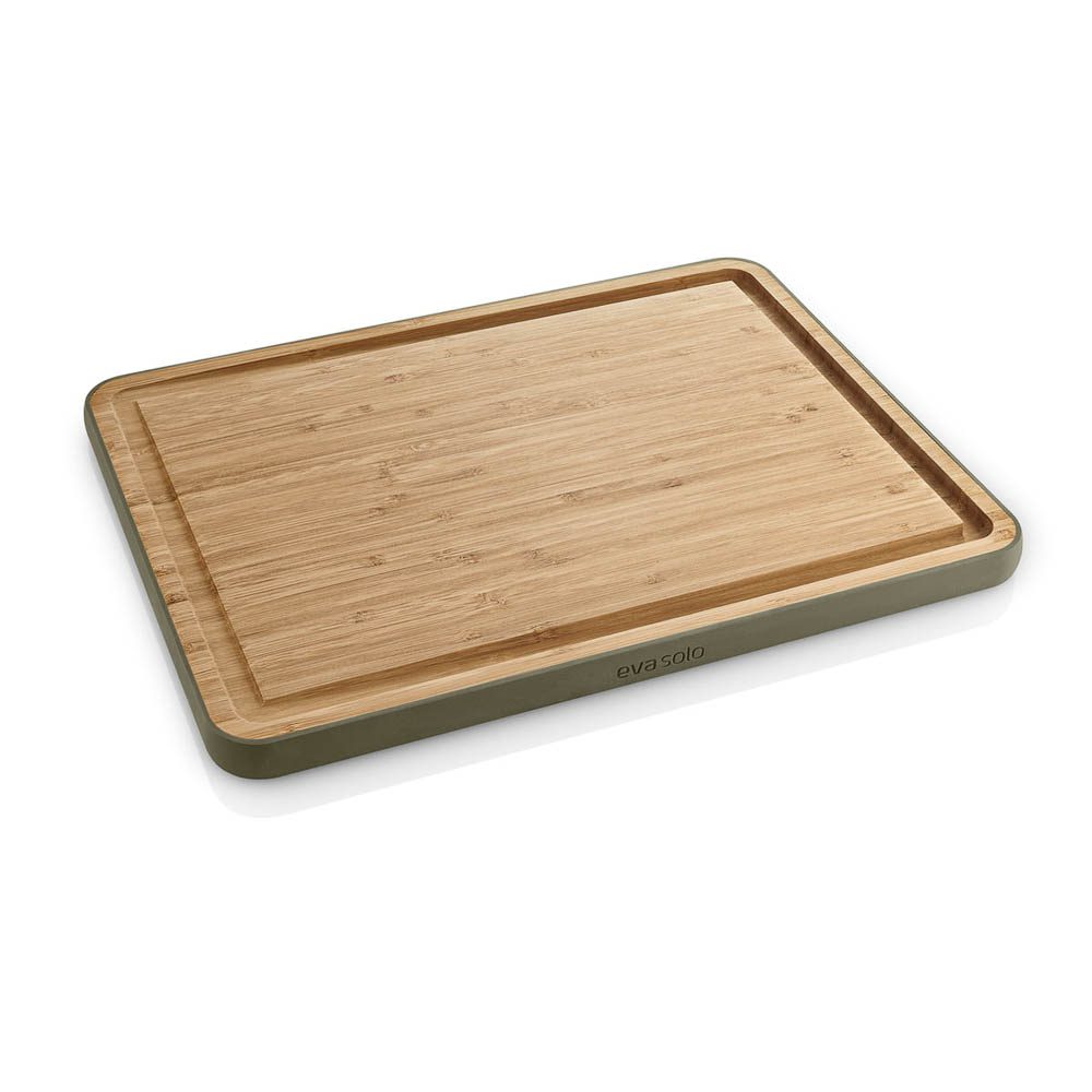 Premium EVA SOLO Bamboo Cutting Board with Juice Groove - Eco-Friendly Green Kitchen Tool for Chopping, Slicing & Serving - Perfect for Fruits, Vegetables & Meat Preparation