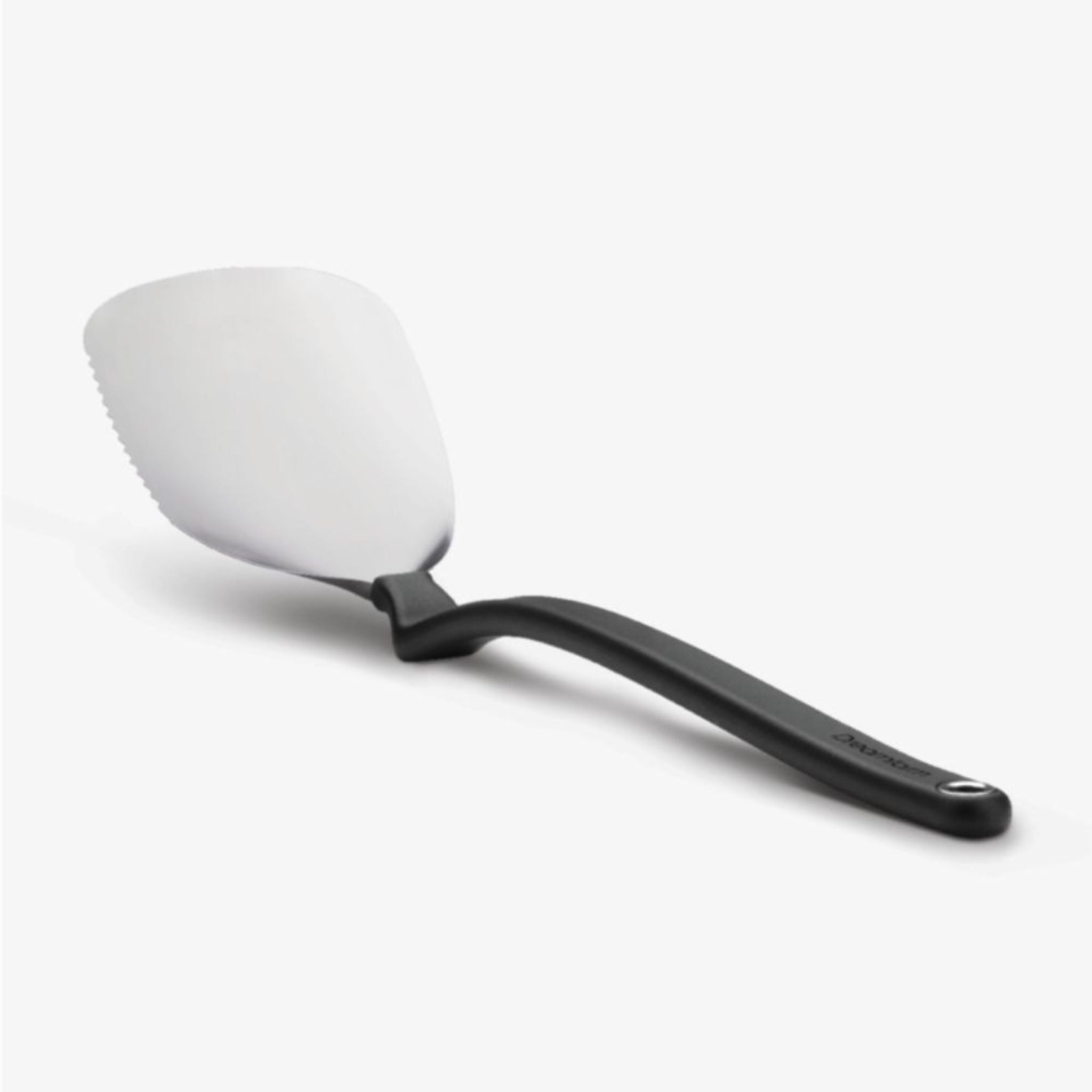 DreamFarm Stainless Steel Nylon Turner Spatula - Heat Resistant Kitchen Utensil for Cooking, Flipping & Serving (SH DFCU3819 SS) - Perfect for Non-Stick Pans, Grills & Everyday Cooking
