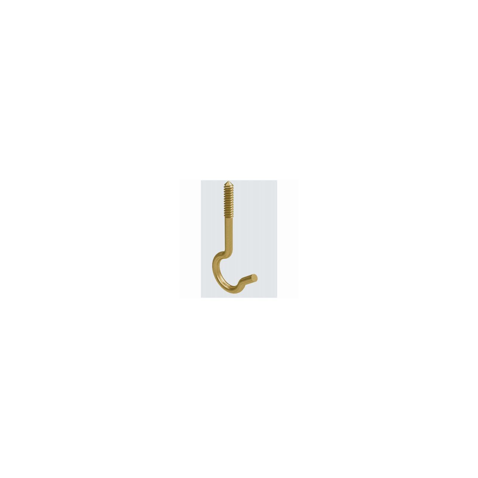 Stanley N274-936 Heavy Duty Ceiling Hook - 50 lb Weight Capacity, Zinc Plated Steel, Rust Resistant - Perfect for Hanging Plants, Lights & Home Decor in Living Room, Bedroom or Outdoor Spaces