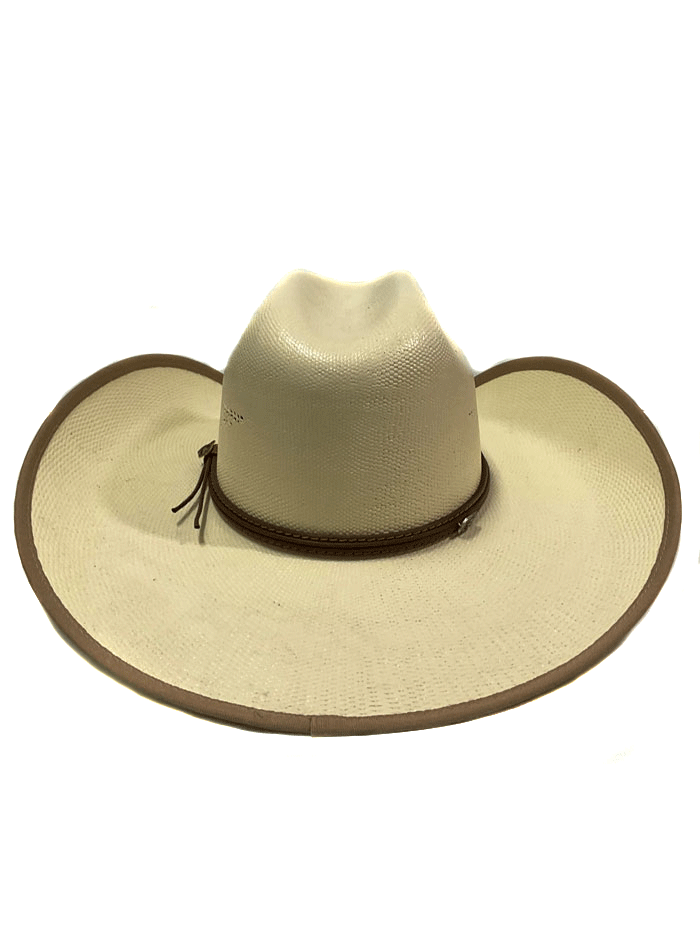 Justin JS5256FNX Ivory Bent Rail Fenix Straw Cowboy Hat - Western Style Summer Sun Hat for Men & Women - Perfect for Rodeo, Beach, Outdoor & Country Music Festivals