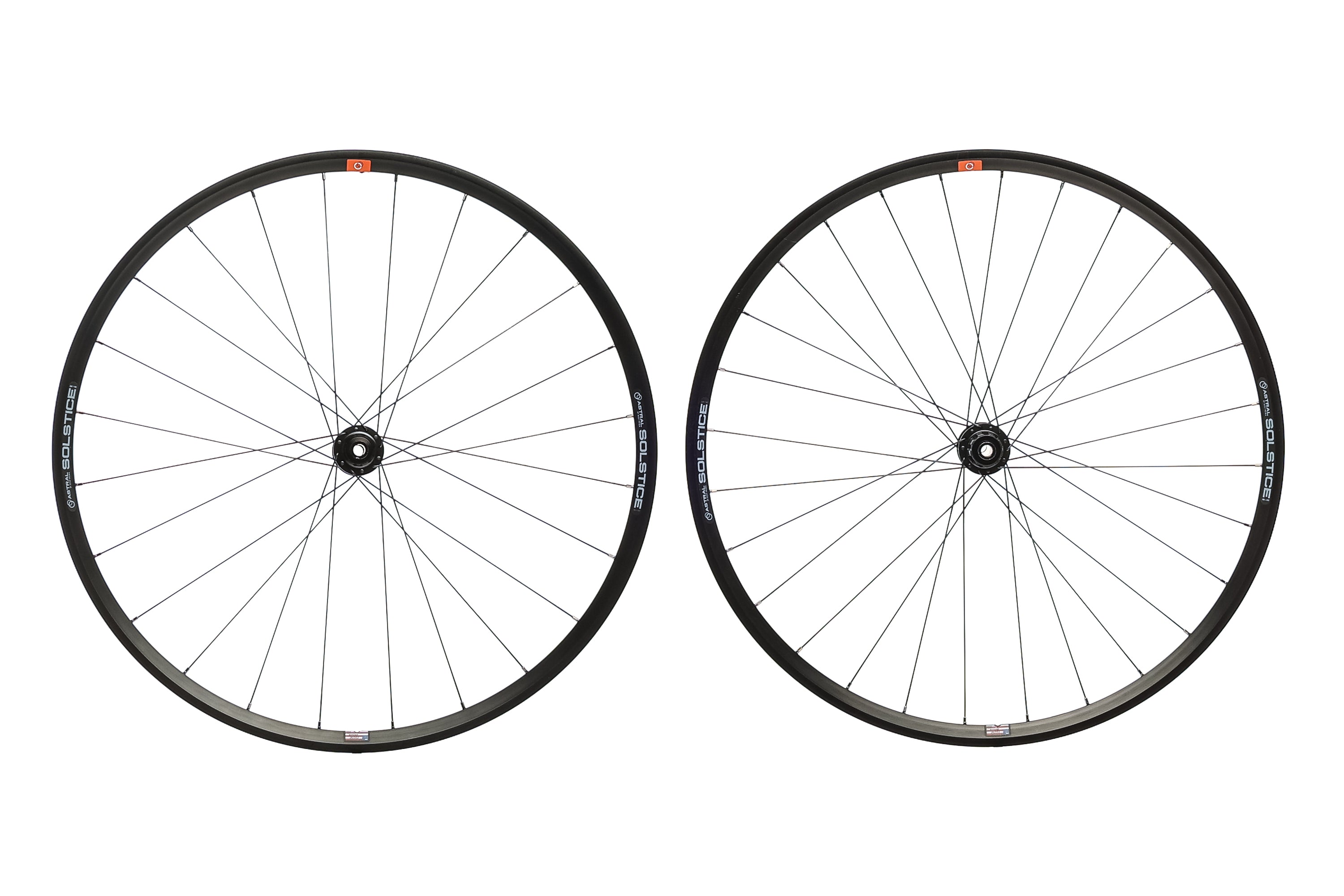 Astral Solstice 700c Tubeless Road Bike Wheelset - Lightweight Aluminum Alloy Rims for Cycling, Racing & Training - Perfect for Road Bikes, Gravel Bikes & Endurance Rides