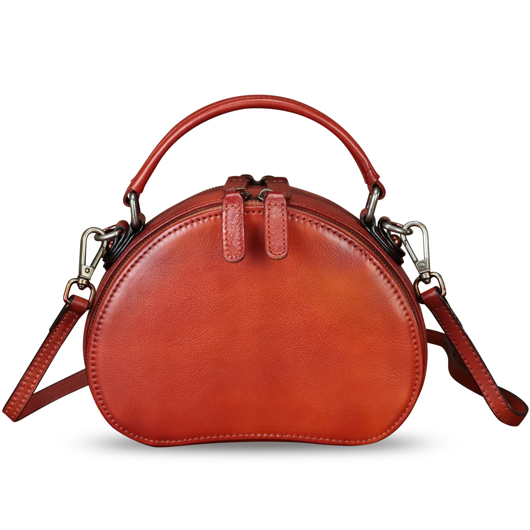 Genuine Leather Crossbody Bag for Women - Vintage Handmade Small Purse with Adjustable Strap - Perfect for Phone, Wallet & Everyday Essentials - Ideal for Work, Travel & Casual Outings