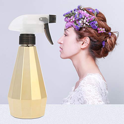 Premium Gold Spray Bottle for Hair & Salon Use - Lightweight, Durable & Stylish for Home & Professional Styling