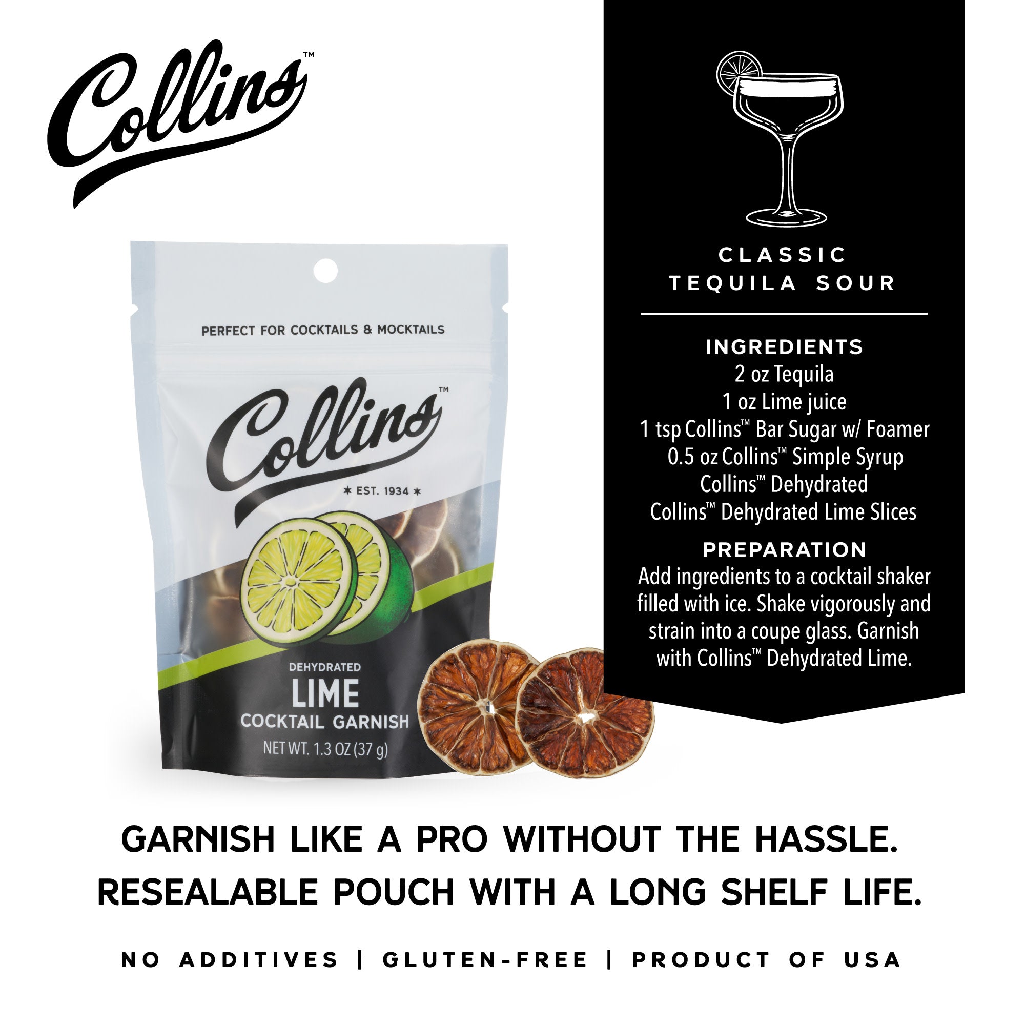Premium Dehydrated Lime Cocktail Garnish - 1.3 oz | Perfect for Margaritas, Mojitos & Drink Decorations | Long-Lasting Bar Garnish for Cocktails & Beverages