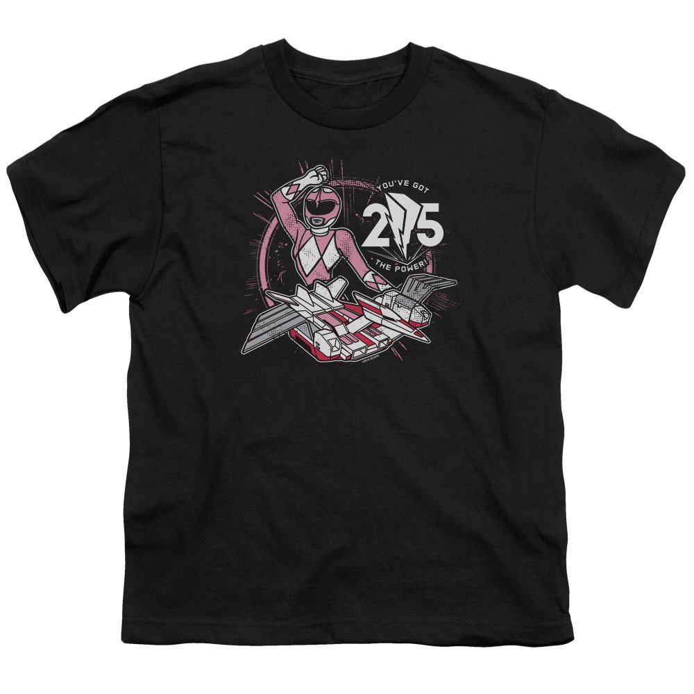 Power Rangers Pink 25 Unisex Youth T-Shirt for Boys & Girls - Fun Costume & Casual Wear for Kids Birthday Parties, Halloween & Everyday Play