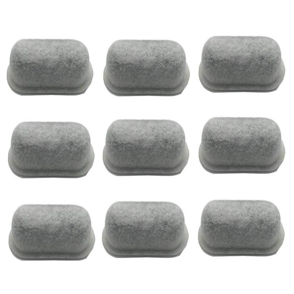 12-Pack Compatible Replacement Charcoal Water Filters for Cuisinart Coffee Makers - Activated Carbon Purification - Fits All Models - Perfect for Home, Office & RV Use