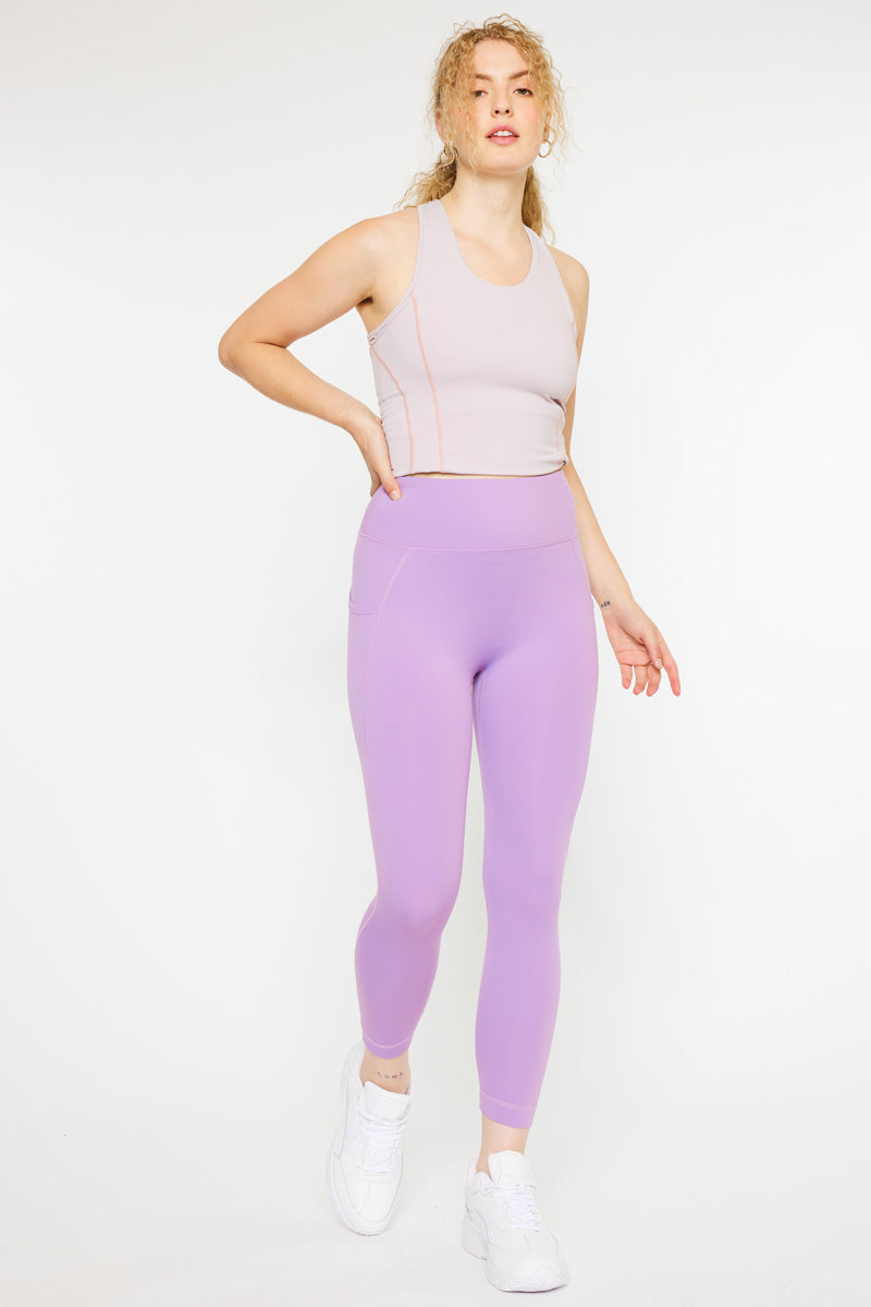Best Demi High Rise Active Leggings for Women - Yoga, Running & Workout - Comfortable & Breathable Workout Pants for Gym & Everyday Wear