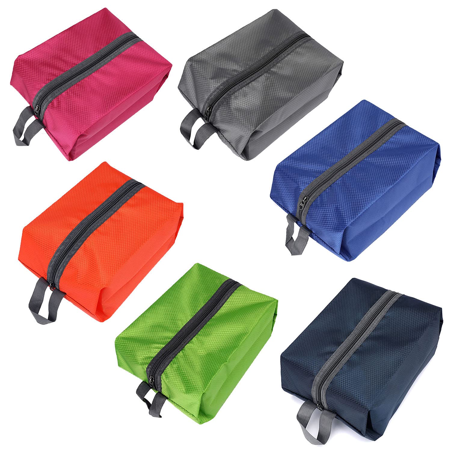 Bellcon Waterproof Nylon Shoe Bags for Travel - Colorful Shoe Organizer for Men & Women - Perfect for Packing Shoes, Gym Bags & Suitcase Organization