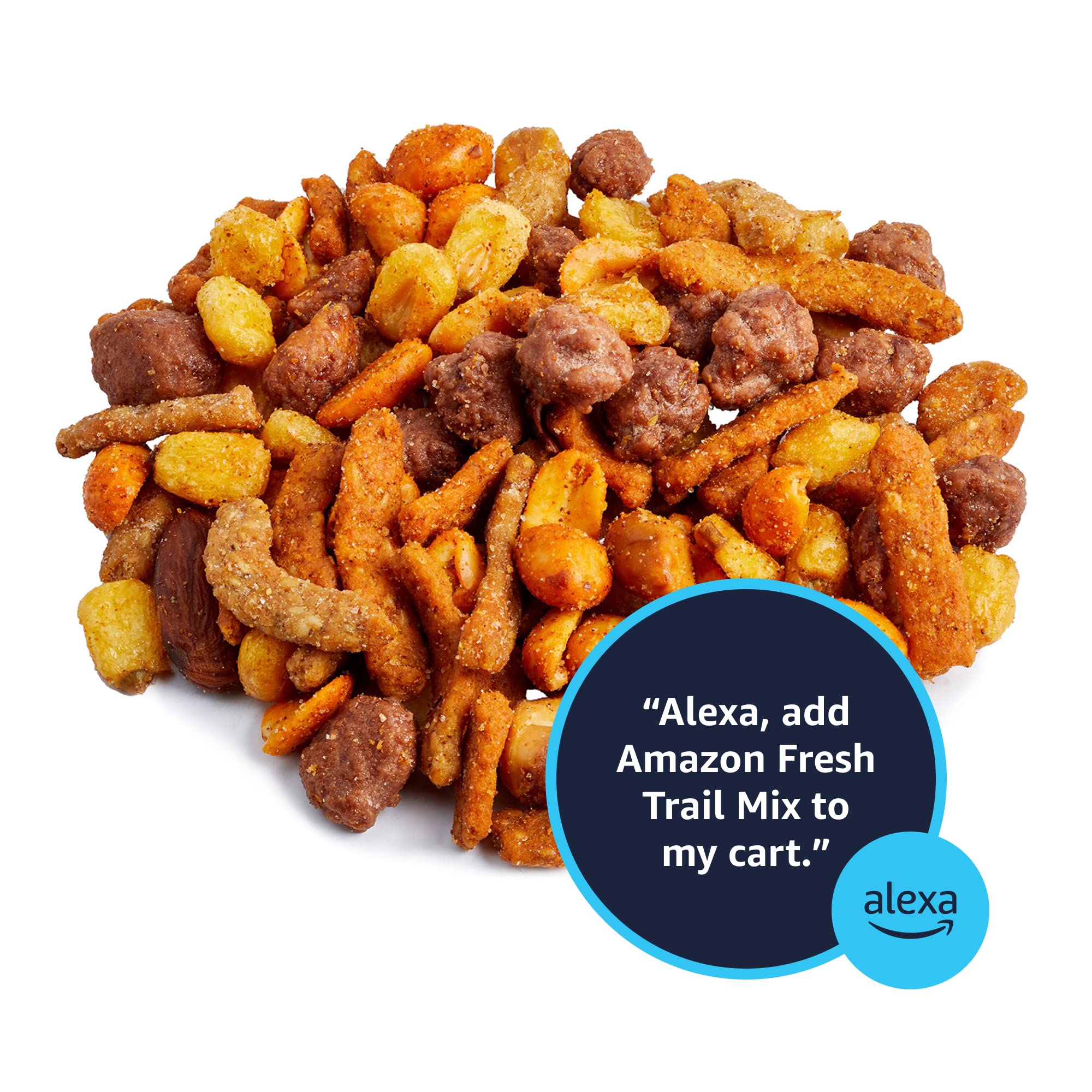 Amazon Fresh Sweet & Spicy Trail Mix - 16oz Healthy Snack for Hiking, Camping & Office Breaks | Gluten-Free Nuts & Dried Fruits Mix