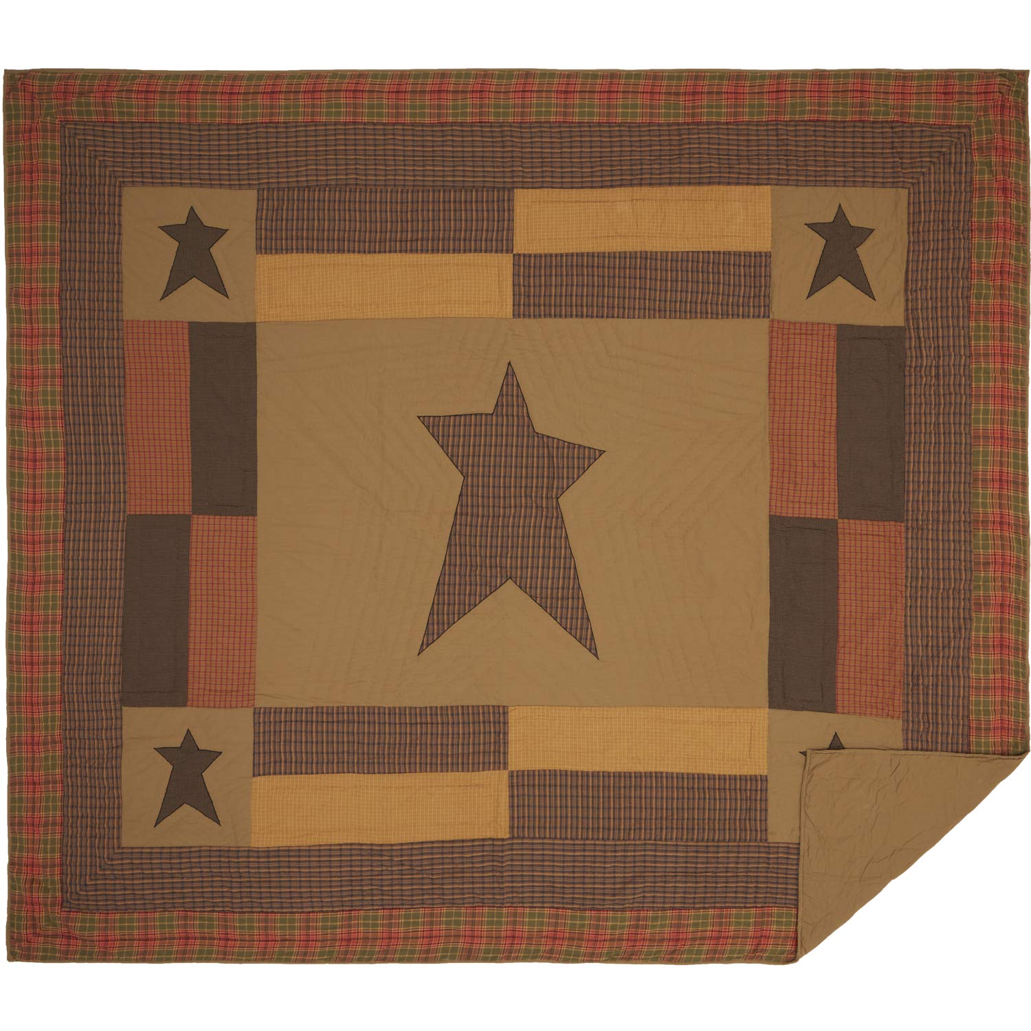 VHC Brands Stratton Luxury King Size Quilt 120